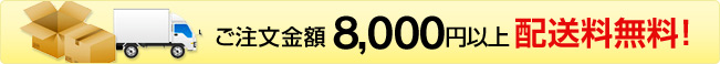8000円以上送料無料